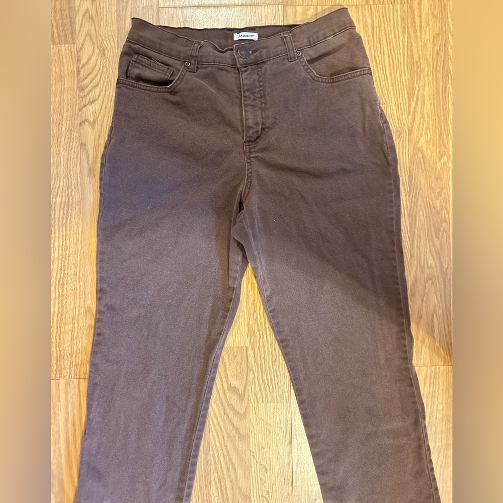 Basic Editions Classic Fit Straight Leg Jeans Womens size 8 pants Vintage Denim - Picture 7 of 12